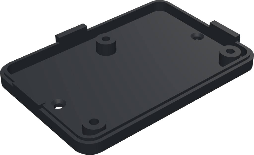 The base in its print orientation